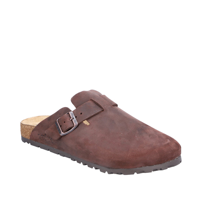 Rieker 22180-25 Brown Men's Casual Slip On Enclosed Sandals