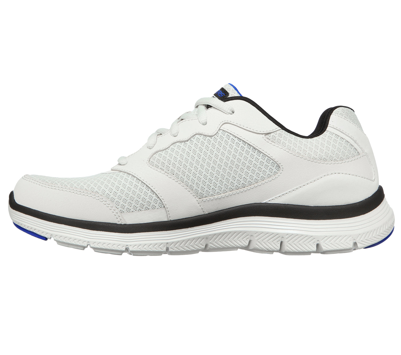 Disfraces Drástico Presentar Skechers 232225/WBK White Mens Flex Advantage Comfort Lace Up Trainer – The  Shoe Centre