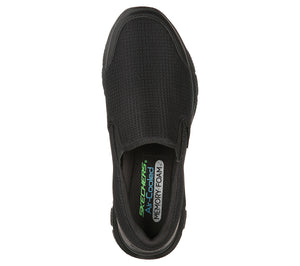 Skechers 232230/BBK Black Mens Casual Comfort Slip On Shoes