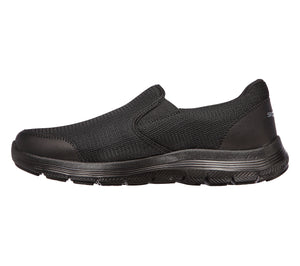 Skechers 232230/BBK Black Mens Casual Comfort Slip On Shoes