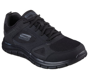 Skechers Track- Syntac 232398/BBK Black Comfort Trainer