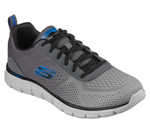 Skechers Track- Ripkent 232399/CCGY Charcoal Grey Comfort Trainer