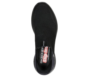 Skechers Slip-Ins: Ultra Flex 3.0-Smooth Step 232450/BBK Black Mens Casual Comfort Slip On Shoes