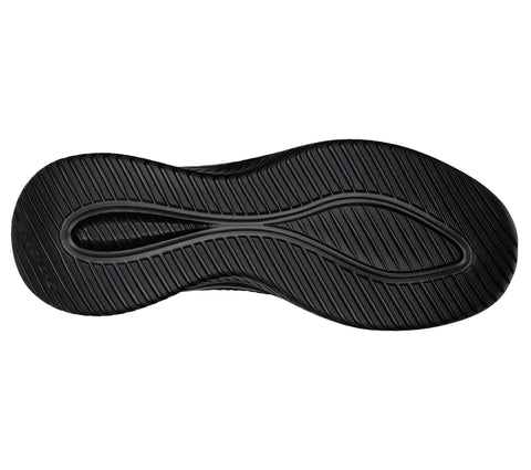 Skechers Slip-Ins: Ultra Flex 3.0-Smooth Step 232450/BBK Black Mens Casual Comfort Slip On Shoes