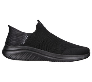 Skechers Slip-Ins: Ultra Flex 3.0-Smooth Step 232450/BBK Black Mens Casual Comfort Slip On Shoes