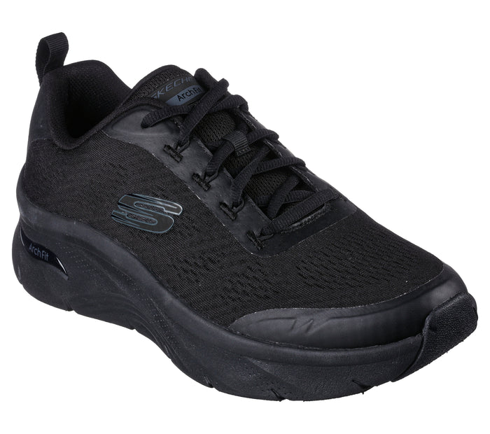 Skechers Relaxed Fit: Arch Fit D'Lux-Sumner 232502/BBK Black Mens Casual Comfort Trainers