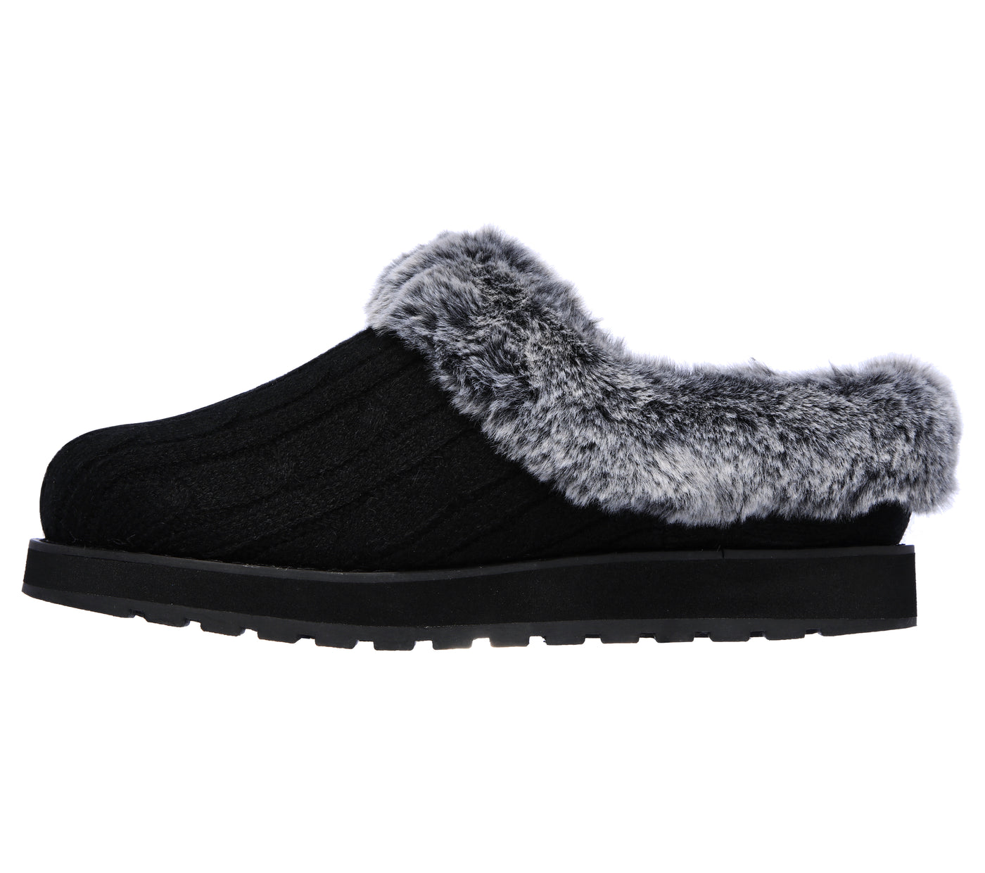 Skechers womens bobs cheap keepsakes high slippers black