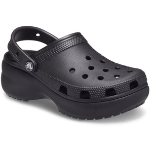 Crocs Classic Platfom Clog Black Unisex Croslite Casual Slip On Shoes Lightweight Beach