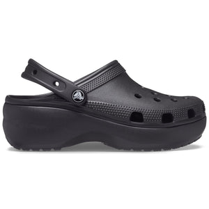 Crocs Classic Platfom Clog Black Unisex Croslite Casual Slip On Shoes Lightweight Beach