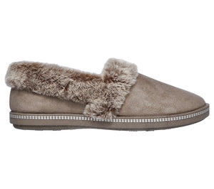 Skechers 32777/DKTP Taupe Womens Soft Slip On Slippers