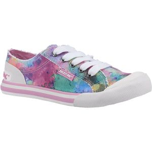 RocketDog Jazzin Candy Tie Dye Pink Multi Womens Casual Comfort Trainer