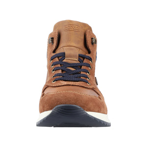 Rieker 36140-20 Brown Mens Casual Comfort Zip/Lace Up Shoes
