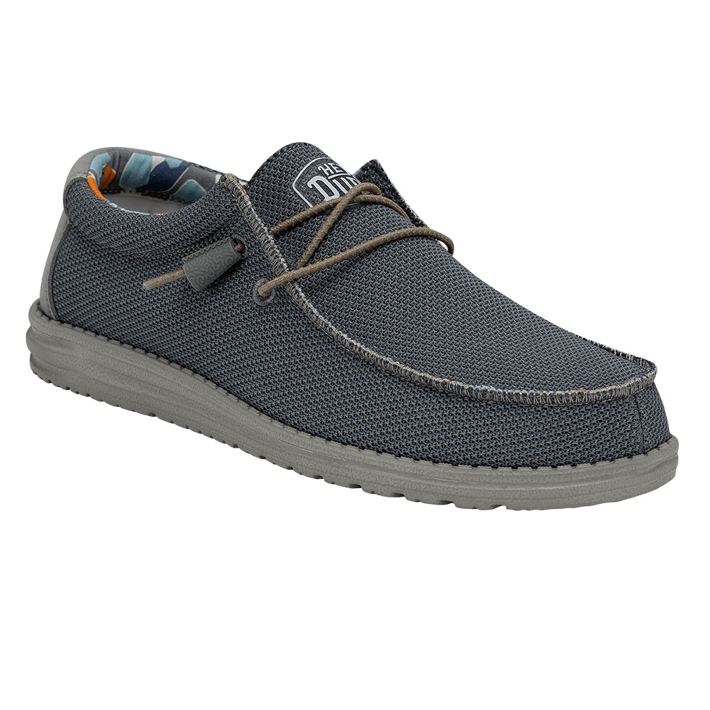 Hey Dude Wally Sox Triple Needle Blue Shadow Men's Slip On Organic