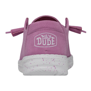 Hey Dude Wendy Slub Canvas Violet Women's Slip On Canvas Relaxed Fit Shoes