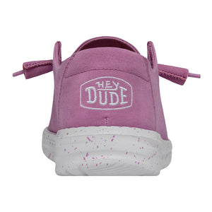 Hey Dude Wendy Slub Canvas Violet Women's Slip On Canvas Relaxed Fit Shoes