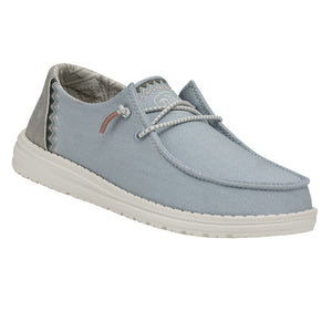 Hey Dude Wendy Tempe Denim Women's Slip On Canvas Relaxed Fit Shoes
