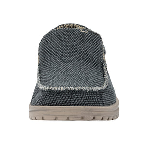 Hey Dude Mikka Deep Blue Mens Slip On Canvas Shoes