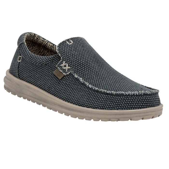 Hey Dude Mikka Deep Blue Mens Slip On Canvas Shoes