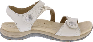 Free Spirit Malibu White Sand Women's Casual Touch Fastening Sandals