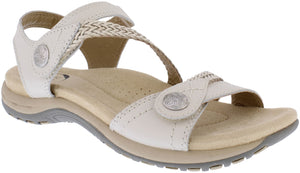 Free Spirit Malibu White Sand Women's Casual Touch Fastening Sandals