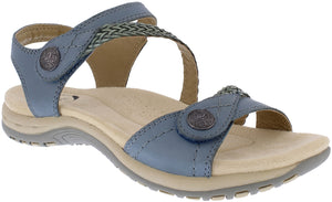 Free Spirit Malibu Sky Blue Women's Casual Touch Fastening Sandals