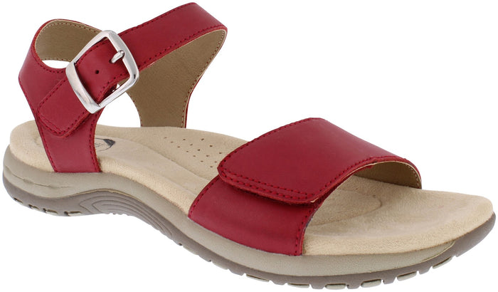 Free Spirit Maine Crimson Women's Casual Touch Fastening Sandals