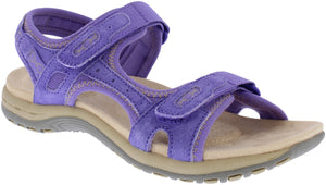 Free Spirit Frisco Purple Women's Casual Touch Fastening Sandals