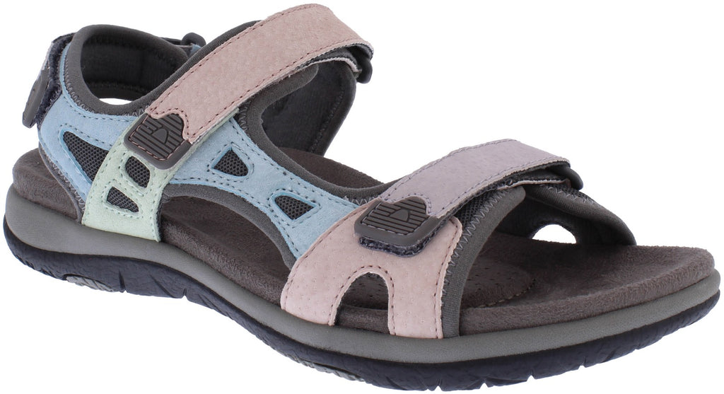 Free Spirit Zeal Pastel Multi Women's Casual Touch Fastening Sandals