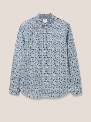 White Stuff Chorley Leaf Printed Shirt