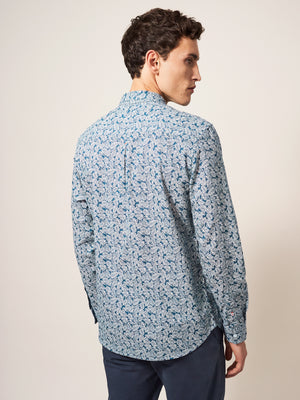 White Stuff Chorley Leaf Printed Shirt