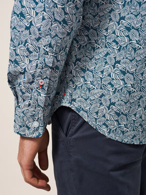 White Stuff Chorley Leaf Printed Shirt