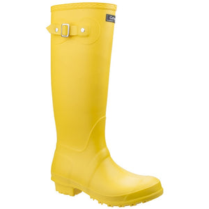 Cotswold Sandringham Yellow Women's Waterproof Wellington Boot