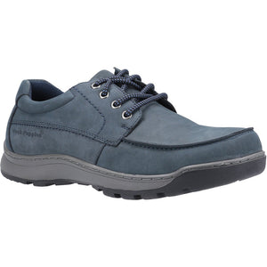 Hush Puppies Tucker Navy Mens Casual Comfort Leather Shoe