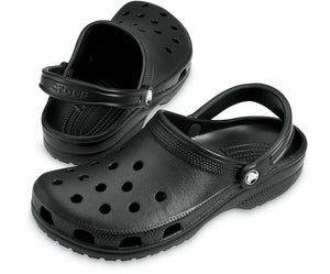 Crocs Classic Clog Unisex Croslite™ Casual Slip On Shoes Lightweight Beach Black