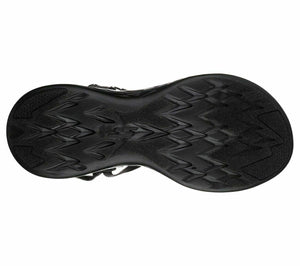 Skechers 15315/BBK Black Womens Sporty Style Casual Walking Sandals