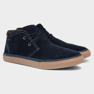 Catesby 44855D Navy Mens Casual Comfort Suede Lace Up Ankle Boots