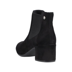 Rieker 70284-00 Black Womens Casual Comfort Heeled Boots