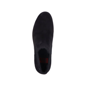 Rieker 70284-00 Black Womens Casual Comfort Heeled Boots