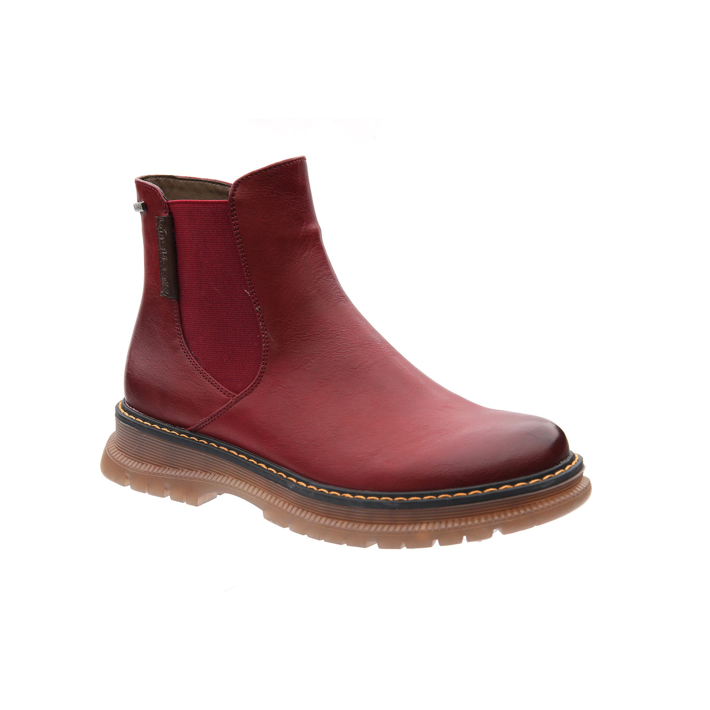 Ladies red ankle boots deals