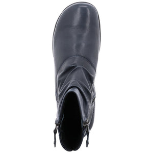 Josef Seibel Naly 24 Ocean Womens Casual Comfort Leather Ankle Boots
