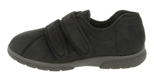 EasyB Josef 81005A (6V Fitting) Black Mens Casual Comfort Washable Slippers