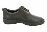 EasyB Finlay 87174A Black Mens Casual Comfort Lace Up Wide Fit Shoes