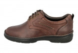 EasyB Finlay 87174B Brown Mens Casual Comfort Lace Up Wide Fit Shoes