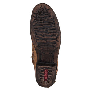 Rieker 93655-26 Brown Women's Zip Up Warm Fleece Lining Boots
