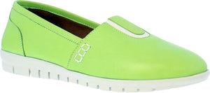 Adesso Rose Lime Leather Comfort Shoe Pump