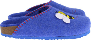 Adesso Maeve Blue Bee Womens Comfort Slippers