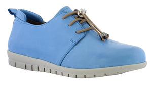 Adesso Sarah Sky Blue Leather Comfort Shoe