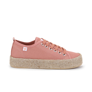 Walk In Pitas Womens Ada Rose Espadrille Casual Trainer