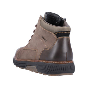 Rieker B3308-25 Brown Mens Casual Comfort Lace Up Boots