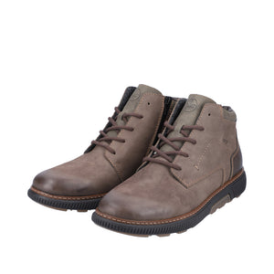 Rieker B3308-25 Brown Mens Casual Comfort Lace Up Boots